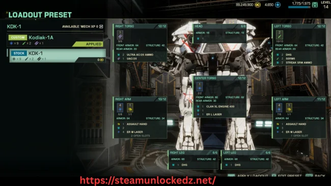 MechWarrior 5 Clans - Ghost Bear Flash Storm free Download PC
